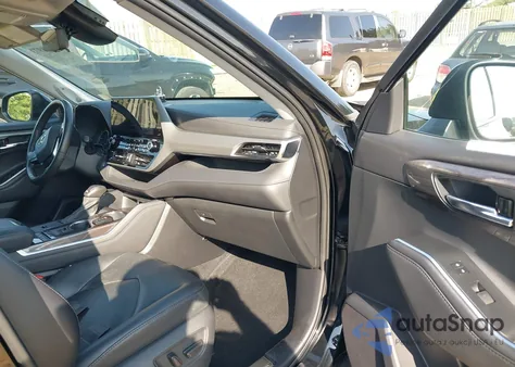 2021 Toyota Highlander Hybrid Platinum from USA, damaged, VIN 5TDEBRCH4MS026044